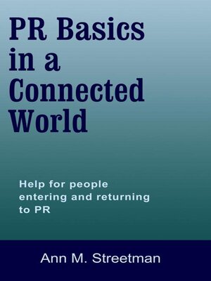 cover image of PR Basics in a Connected World